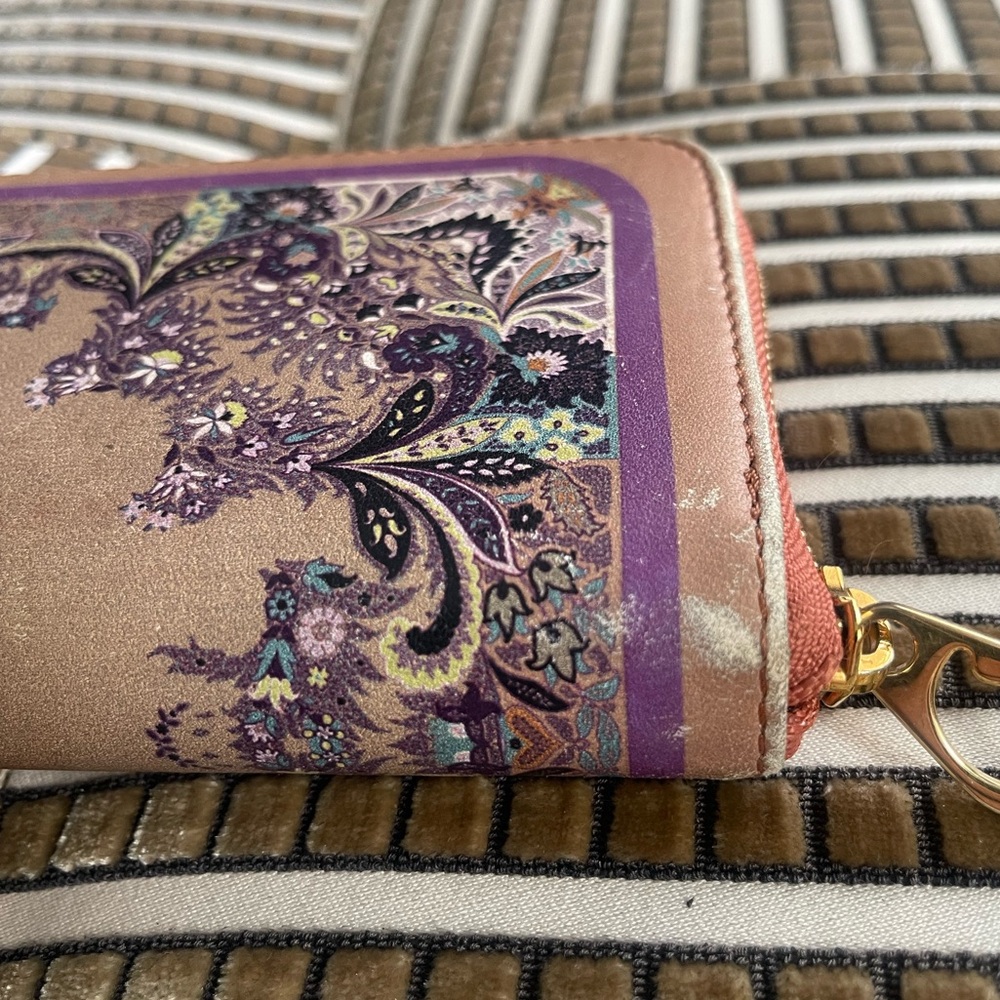 Etro Leather Pattern Print Wallet - Picture 3 of 12